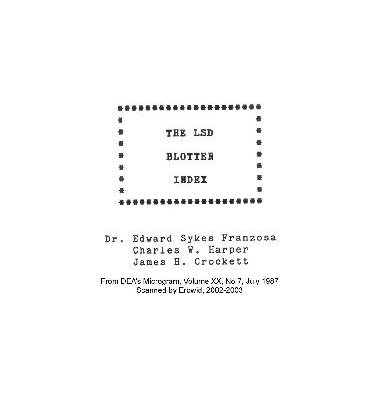 خرید و دانلود نسخه کامل کتاب LSD Blotter Pictures