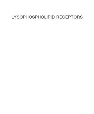 خرید و دانلود نسخه کامل کتاب Lysophospholipid Receptors: Signaling and Biochemistry