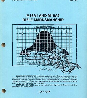 خرید و دانلود نسخه کامل کتاب M16A1 and M16A2 Rifle Marksmanship – FM 23-9