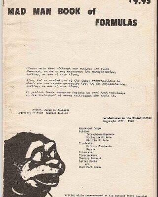 خرید و دانلود نسخه کامل کتاب Mad Man Book of Formulas
