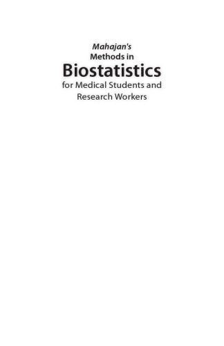 خرید و دانلود نسخه کامل کتاب Mahajan’s Methods in Biostatistics for Medical Students and Research Workers_68e34f7aa0803.jpeg خرید و دانلود نسخه کامل کتاب Mahajan’s Methods in Biostatistics for Medical Students and Research Workers