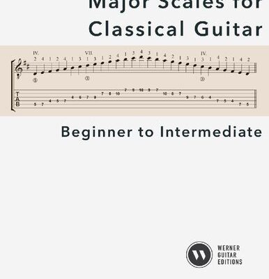 خرید و دانلود نسخه کامل کتاب Major Scales for Classical Guitar. Beginner to Intermediate