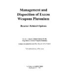 خرید و دانلود نسخه کامل کتاب Management and disposition and excess weapons plutonium-reactor related options452