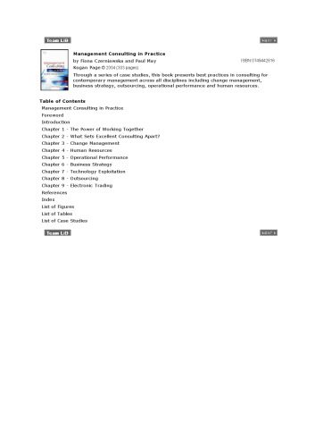 خرید و دانلود نسخه کامل کتاب Management Consulting in Practice: A Casebook of International Best Practice_68dd1e85c9e06.jpeg خرید و دانلود نسخه کامل کتاب Management Consulting in Practice: A Casebook of International Best Practice