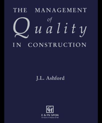 خرید و دانلود نسخه کامل کتاب Management of Quality in Construction