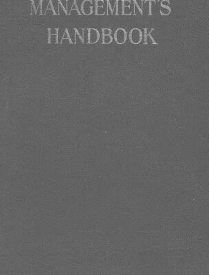 خرید و دانلود نسخه کامل کتاب Management’s Handbook