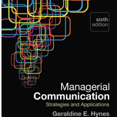 خرید و دانلود نسخه کامل کتاب Managerial Communication: Strategies and Applications