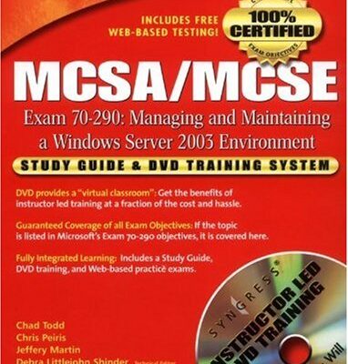 خرید و دانلود نسخه کامل کتاب Managing and Maintaining a Windows Server 2003 Environment Study Guide