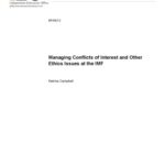 خرید و دانلود نسخه کامل کتاب Managing Conflicts of Interest and Other Ethics Issues at the IMF