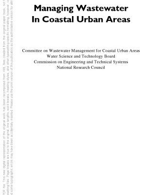 خرید و دانلود نسخه کامل کتاب Managing Wastewater in Coastal Urban Areas