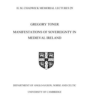 خرید و دانلود نسخه کامل کتاب Manifestations of Sovereignty in Medieval Ireland