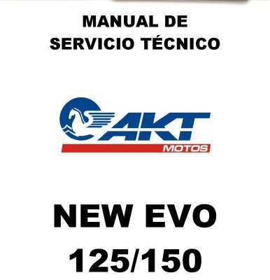 خرید و دانلود نسخه کامل کتاب Manual de Servicio de motocicleta AKT NE 125 y AKT NE 150