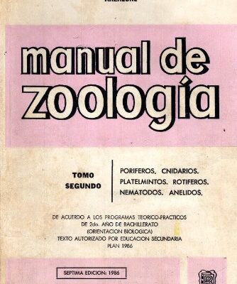 خرید و دانلود نسخه کامل کتاب Manual de Zoologia, Tomo II: Poriferos. Cnidarios. Platelmintos. Rotiferos. Nematodos. Anelidos