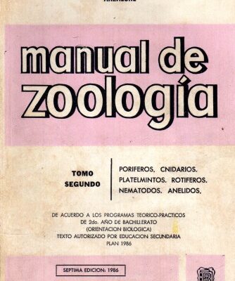 خرید و دانلود نسخه کامل کتاب Manual de Zoologia, Tomo II: Poriferos. Cnidarios. Platelmintos. Rotiferos. Nematodos. Anelidos