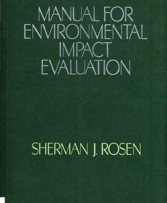 خرید و دانلود نسخه کامل کتاب Manual for environmental impact evaluation