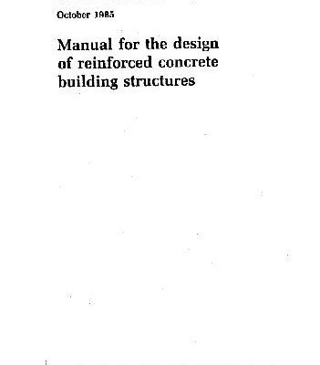 خرید و دانلود نسخه کامل کتاب Manual for the Design of Reinforced Concrete Building Structures