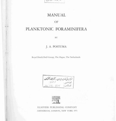 خرید و دانلود نسخه کامل کتاب Manual of Planktonic Foraminifera