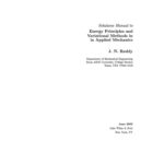 خرید و دانلود نسخه کامل کتاب Manual solution Energy Principles and Variational Methods in Applied Mechanics 2e Reddy