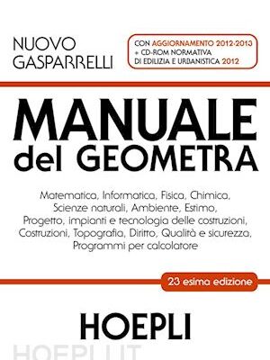 خرید و دانلود نسخه کامل کتاب Manuale del geometra