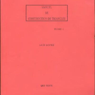 خرید و دانلود نسخه کامل کتاب Manuel de construction de triangles