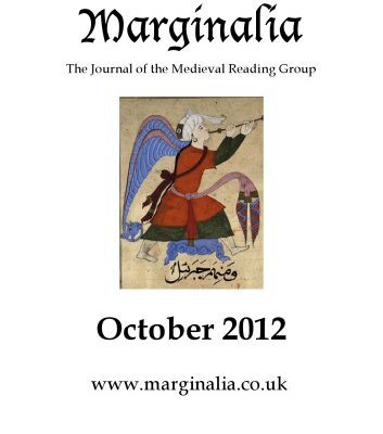 خرید و دانلود نسخه کامل کتاب Marginalia: The Journal of the Medieval Reading Group
