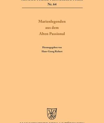 خرید و دانلود نسخه کامل کتاب Marienlegenden aus dem Alten Passional