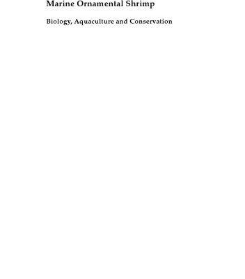 خرید و دانلود نسخه کامل کتاب Marine ornamental shrimp : biology, aquaculture and conservation
