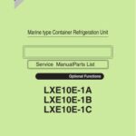 خرید و دانلود نسخه کامل کتاب Marine type Conteiner Refrigeration Unit. Service Manual & PartsList. Model LXE10E-1A, LXE10E-1B, LXE10E-1C