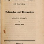 خرید و دانلود نسخه کامل کتاب Märkische Sagen und Märchen nebst einem Anhange von Gebräuchen und Aberglauben