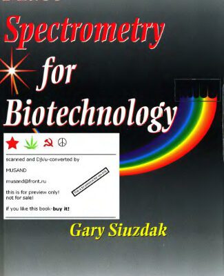 خرید و دانلود نسخه کامل کتاب Mass Spectrometry for Biotechnology