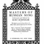 خرید و دانلود نسخه کامل کتاب Masters of Russian Song. 2 Volumes