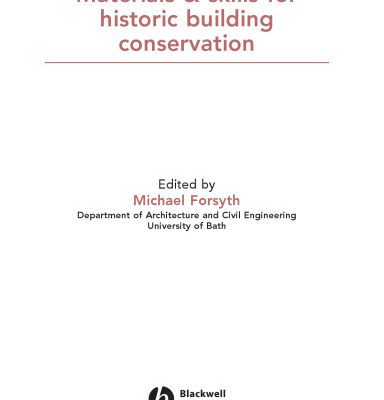 خرید و دانلود نسخه کامل کتاب Materials and skills for historic building conservation