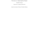 خرید و دانلود نسخه کامل کتاب Mathematical and Numerical Modeling of Flow and Combustion Processes in a Spark Ignition Engine