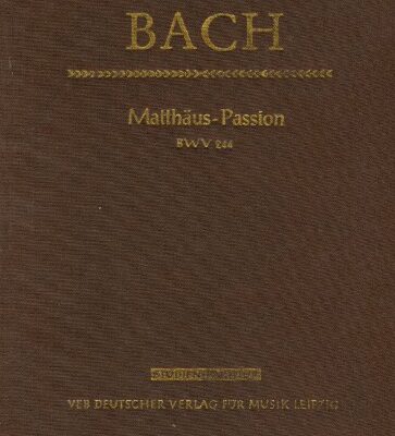 خرید و دانلود نسخه کامل کتاب Matthäus-Passion