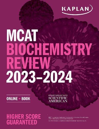 خرید و دانلود نسخه کامل کتاب MCAT Biochemistry Review 2023-2024: Online + Book_68e6098b76a37.jpeg خرید و دانلود نسخه کامل کتاب MCAT Biochemistry Review 2023-2024: Online + Book
