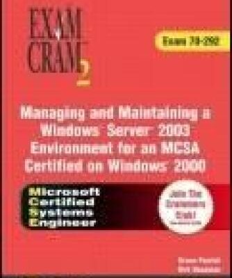 خرید و دانلود نسخه کامل کتاب MCSA/MCSE Managing and Maintaining a Windows Server 2003 Environment Exam Cram 2