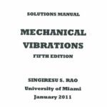 خرید و دانلود نسخه کامل کتاب Mechanical vibrations 5th edition solution manual