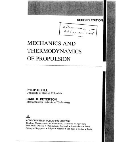 خرید و دانلود نسخه کامل کتاب Mechanics and thermodynamics of propulsion_68fa31d5aba40.jpeg خرید و دانلود نسخه کامل کتاب Mechanics and thermodynamics of propulsion