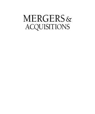 خرید و دانلود نسخه کامل کتاب Mergers and Acquisitions: A Practical Guide for Private Companies and Their Advisers