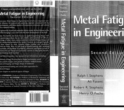 خرید و دانلود نسخه کامل کتاب Metal Fatigue in Engineering, 2nd Edition