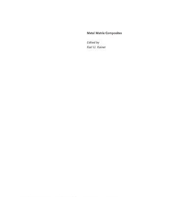 خرید و دانلود نسخه کامل کتاب Metal Matrix Composites Kainer