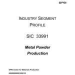 خرید و دانلود نسخه کامل کتاب Metal Powder Production. EPRI Center for Materials Production. Industry Segment Profile