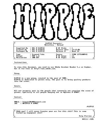خرید و دانلود نسخه کامل کتاب Metallica – Re-Load (Guitar Book)