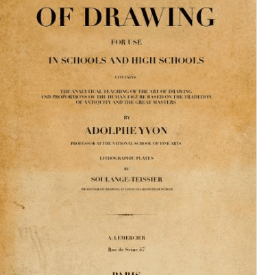 خرید و دانلود نسخه کامل کتاب Method of Drawing by Adolphe Yvon – Scanned Pdf