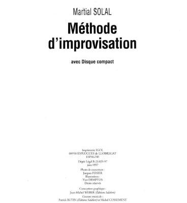 خرید و دانلود نسخه کامل کتاب Methode D’improvisation. (Piano)