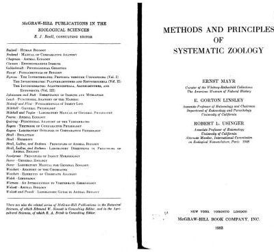 خرید و دانلود نسخه کامل کتاب Methods and Principles of Systematic Zoology