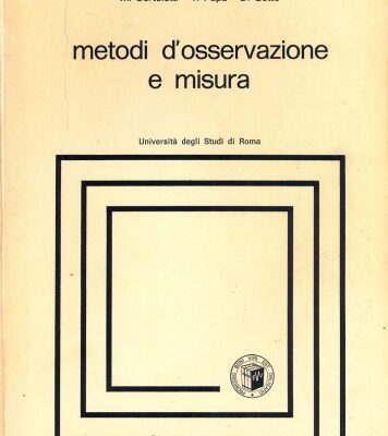 خرید و دانلود نسخه کامل کتاب Metodi d’Osservazione e Misura