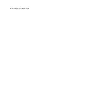 خرید و دانلود نسخه کامل کتاب Microbial Biochemistry