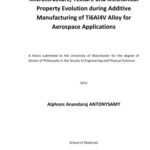 خرید و دانلود نسخه کامل کتاب Microstructure, Texture and Mechanical Property Evolution during Additive Manufacturing of Ti6Al4V Alloy for Aerospace Applications