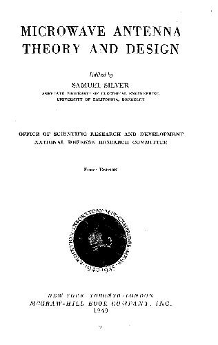 خرید و دانلود نسخه کامل کتاب Microwave Antenna Theory And Design_68f62a03acd2a.jpeg خرید و دانلود نسخه کامل کتاب Microwave Antenna Theory And Design